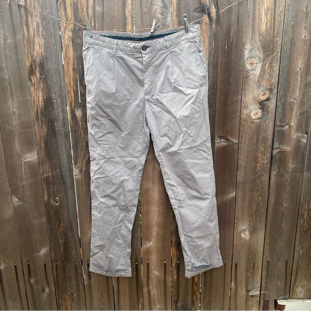 Henry Cotton’s Men's Gray Italian Casual Pants
